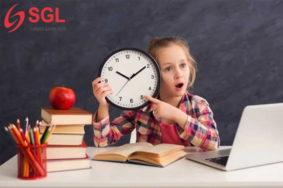 Rèn trẻ kỹ năng quản lý thời gian